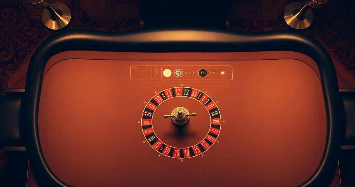 Live dealer casino studio with croupier